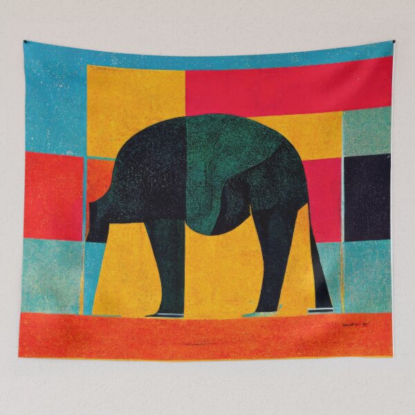 Item preview, Explore Simplistic & Minimalistic African Elephant Art designed and sold by ArtificialGenes.