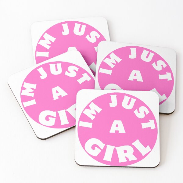 Item preview, I'm Just A Girl Sticker designed and sold by natashaborchard.