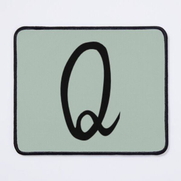 Item preview, Cutesy Calligraphy Q designed and sold by Meg-Hoyt.