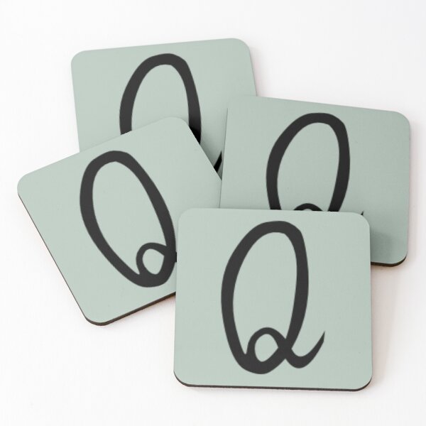Item preview, Cutesy Calligraphy Q designed and sold by Meg-Hoyt.