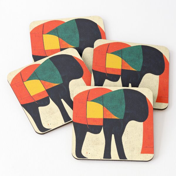 Item preview, Explore Simplistic & Minimalistic African Elephant Art designed and sold by ArtificialGenes.