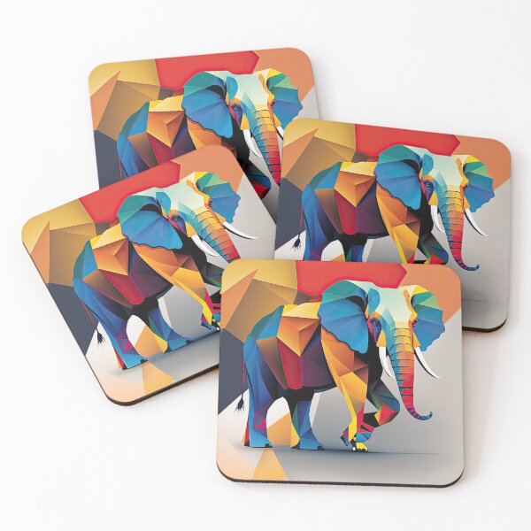 Item preview, Explore Simplistic & Minimalistic African Elephant Art designed and sold by ArtificialGenes.