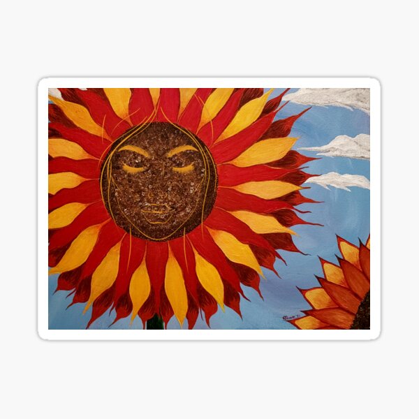 Item preview, Sunflowers smiling designed and sold by BJScottArt.