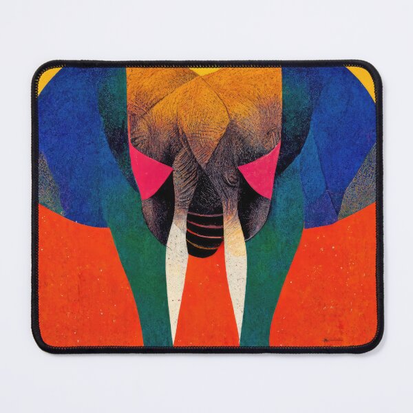 Item preview, Explore Simplistic & Minimalistic African Elephant Art designed and sold by ArtificialGenes.