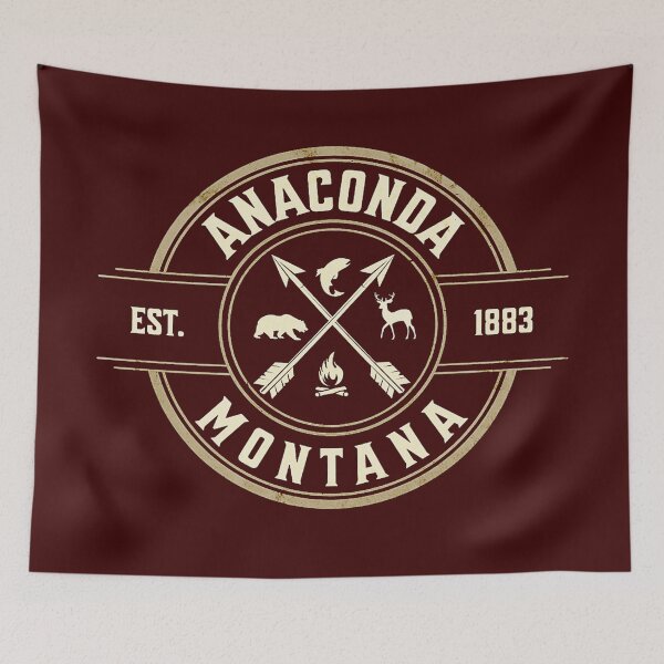 Item preview, ( 406 ) Anaconda Montana  Est  1883 designed and sold by Gilby-Designs.