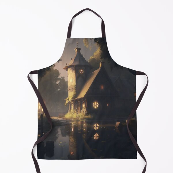 Item preview, Twilight Serenity at the Forest Cottage designed and sold by oanaunciuleanu.