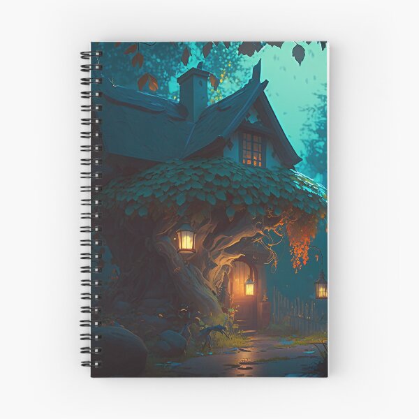 Item preview, Twilight Serenity at the Forest Cottage designed and sold by oanaunciuleanu.