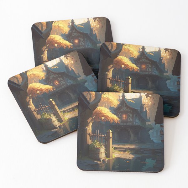 Item preview, Twilight Serenity at the Forest Cottage designed and sold by oanaunciuleanu.