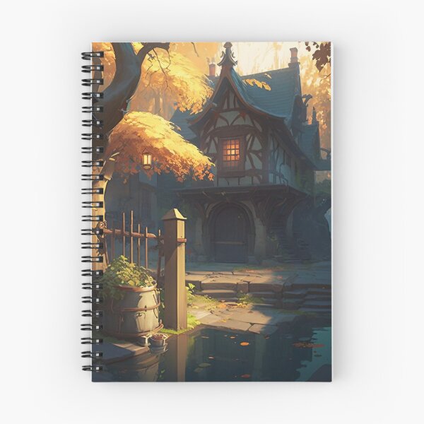 Item preview, Twilight Serenity at the Forest Cottage designed and sold by oanaunciuleanu.
