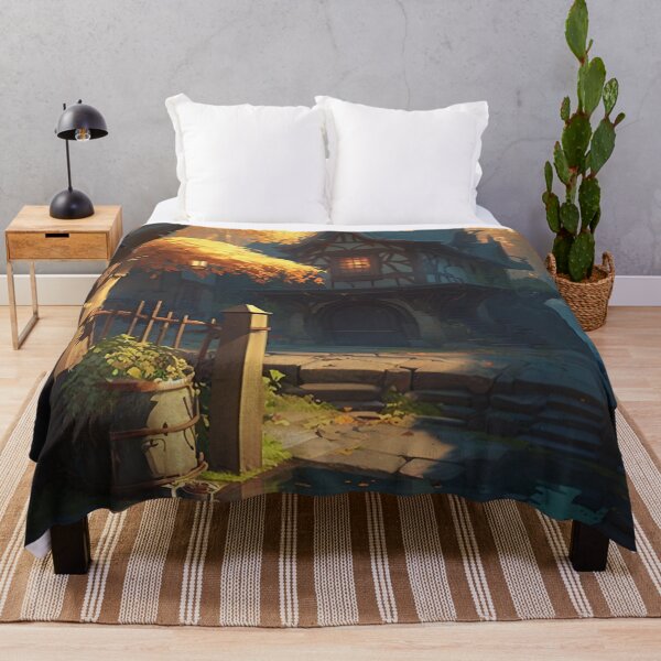 Item preview, Twilight Serenity at the Forest Cottage designed and sold by oanaunciuleanu.