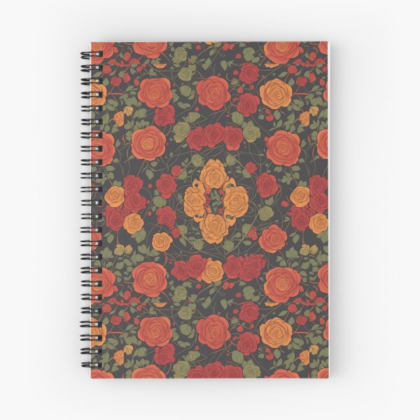 Item preview, Multicolor Roses Pattern Design in black background designed and sold by Carlos Gudino.