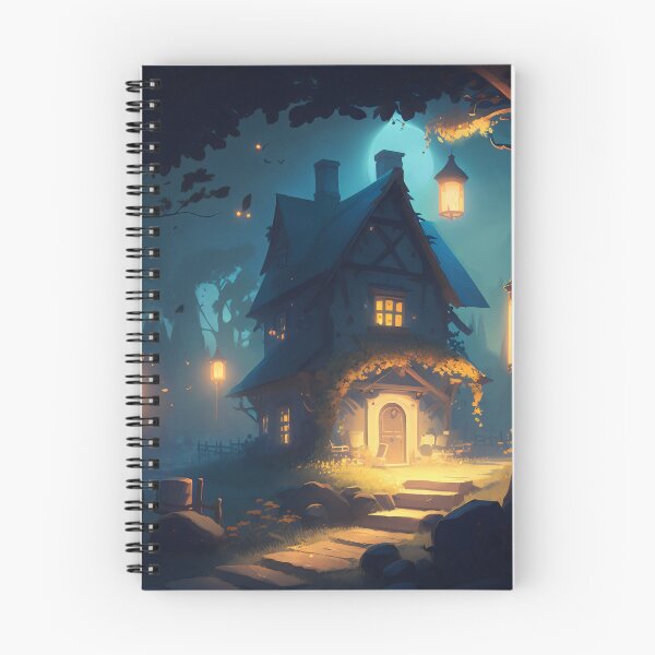 Item preview, Twilight Serenity at the Forest Cottage designed and sold by oanaunciuleanu.