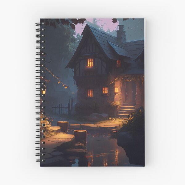 Item preview, Twilight Serenity at the Forest Cottage designed and sold by oanaunciuleanu.
