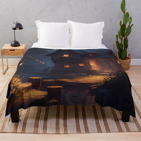 Item preview, Twilight Serenity at the Forest Cottage designed and sold by oanaunciuleanu.