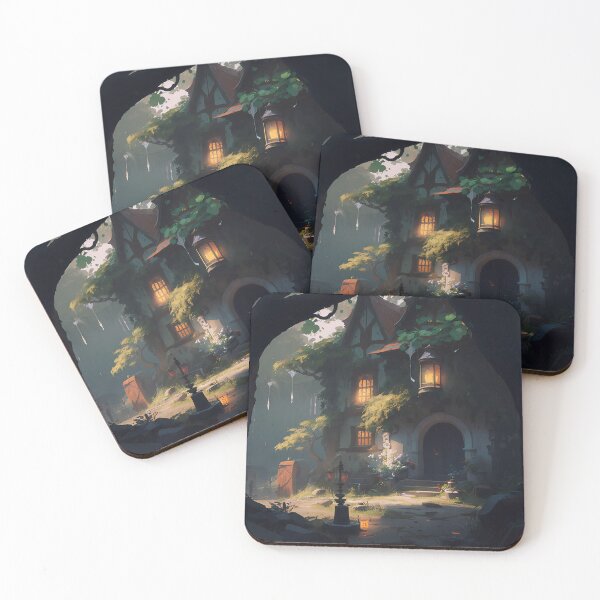 Item preview, Twilight Serenity at the Forest Cottage designed and sold by oanaunciuleanu.
