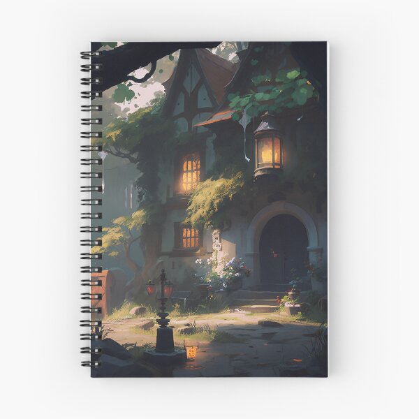 Item preview, Twilight Serenity at the Forest Cottage designed and sold by oanaunciuleanu.