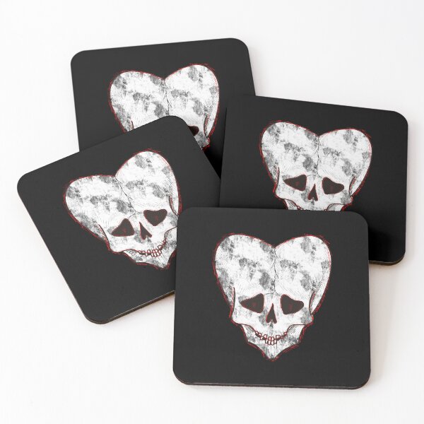 Item preview, Heart Skull designed and sold by BRAINCASE-ART.
