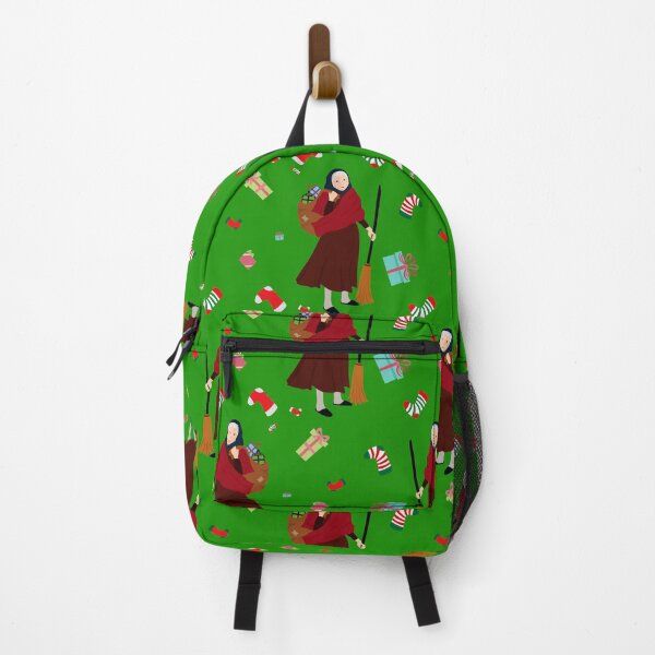 Item preview, green christmas Witch Befana designed and sold by Gossip Rag.
