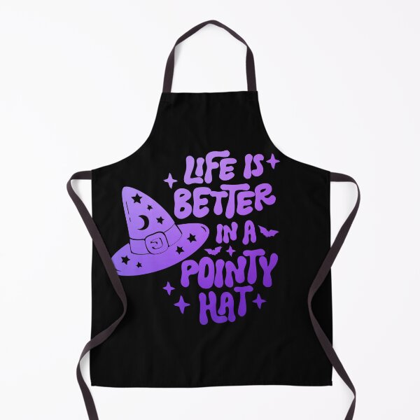 Item preview, life is better in a pointy hat- Funny Halloween designed and sold by Sun Sand & Sea Art.