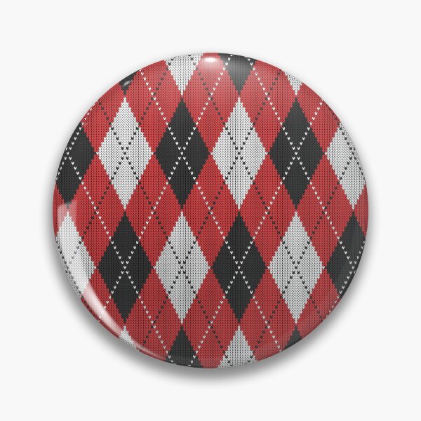 Item preview, Retro Christmas argyle check red designed and sold by Dana Du.