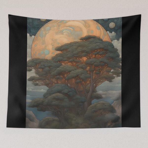 Item preview, Moonlit Trees designed and sold by SaffronPepper.