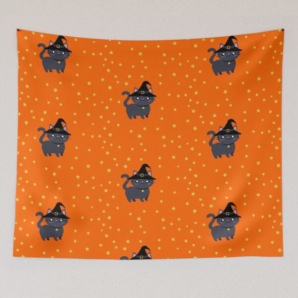 Item preview, linga kitten halloween witch designed and sold by yessebel.