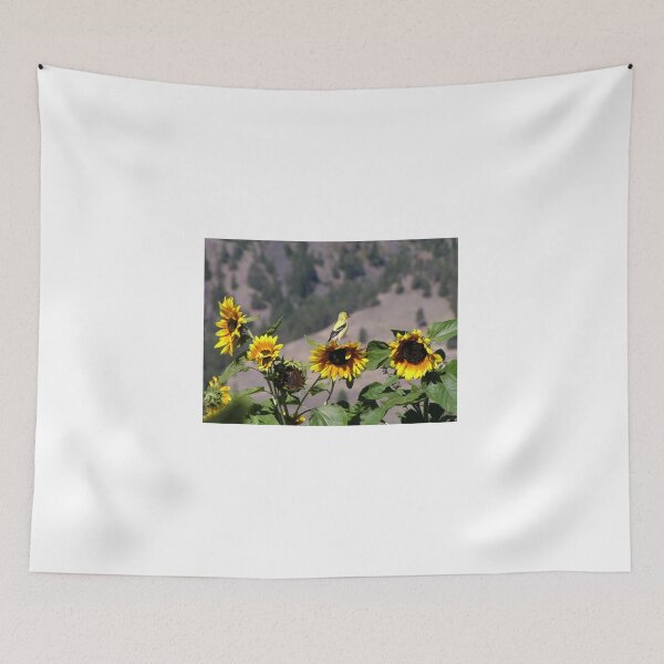 Item preview, Goldfinch in the sunflowers designed and sold by colorfulbundles.