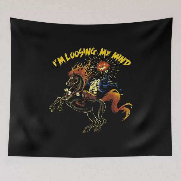 Item preview, I’m Loosing My Mind Pumpkin Headless Horseman by Tobe Fonseca designed and sold by Tobe Fonseca®.