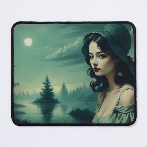 Item preview, Lady in the dark forest designed and sold by VanillaBlueSky.