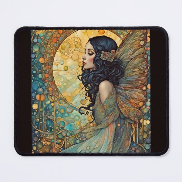 Item preview, Moon Fairy No. 001- abstract,  fairy nouveau designed and sold by FaerieFusion.
