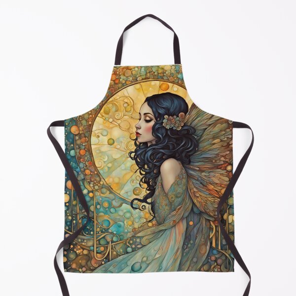 Item preview, Moon Fairy No. 001- abstract, fairy nouveau designed and sold by FaerieFusion.