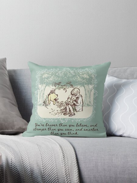 Item preview, Classic Winnie the Pooh You're Braver Than You Believe, Stronger Than You Seem, and Smarter Than You Think designed and sold by stargazerhill.