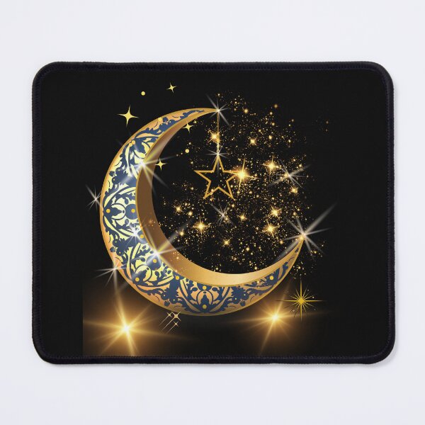 Item preview, Beautiful Gold Filigree Moon & Stars Design designed and sold by EarthArtDesigns.