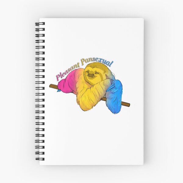 Item preview, Pan Pride Sloth designed and sold by FeatherJo.