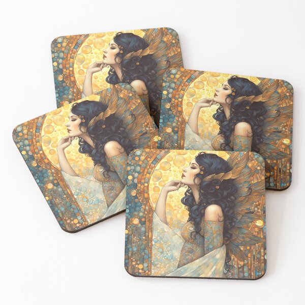 Item preview, Moon Fairy No. 002- abstract,  fairy nouveau designed and sold by FaerieFusion.
