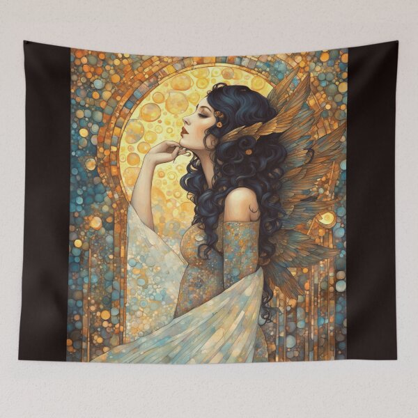 Item preview, Moon Fairy No. 002- abstract,  fairy nouveau designed and sold by FaerieFusion.