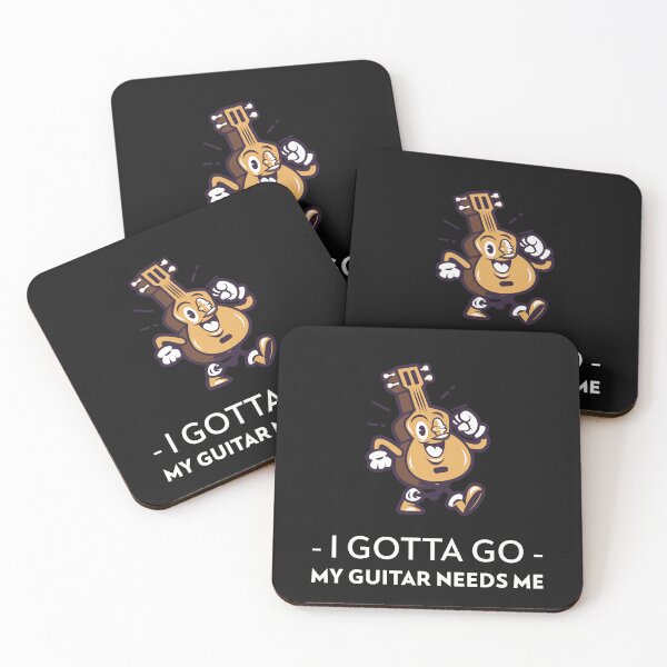 Item preview, I Gotta Go My Guitar Needs Me (Guitar Cartoon) designed and sold by guvnaguitars.