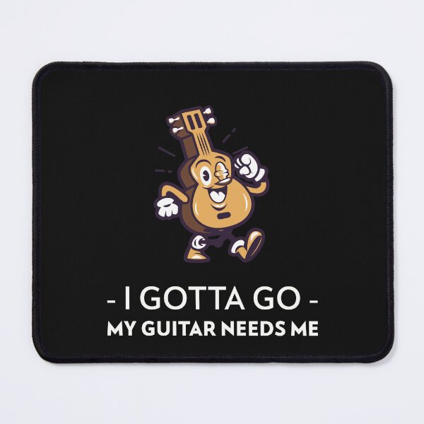 Item preview, I Gotta Go My Guitar Needs Me (Guitar Cartoon) designed and sold by guvnaguitars.