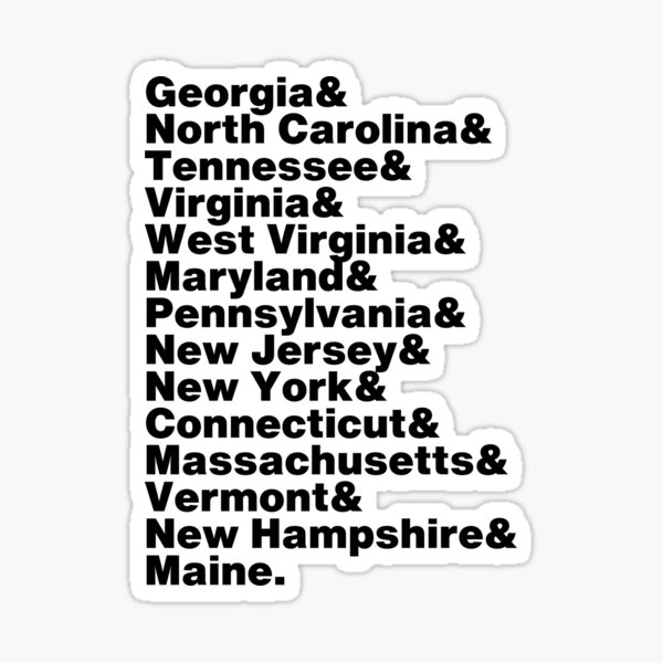 Artikel-Vorschau von Appalachian Trail-Staaten, designt und verkauft von chinaaddison.