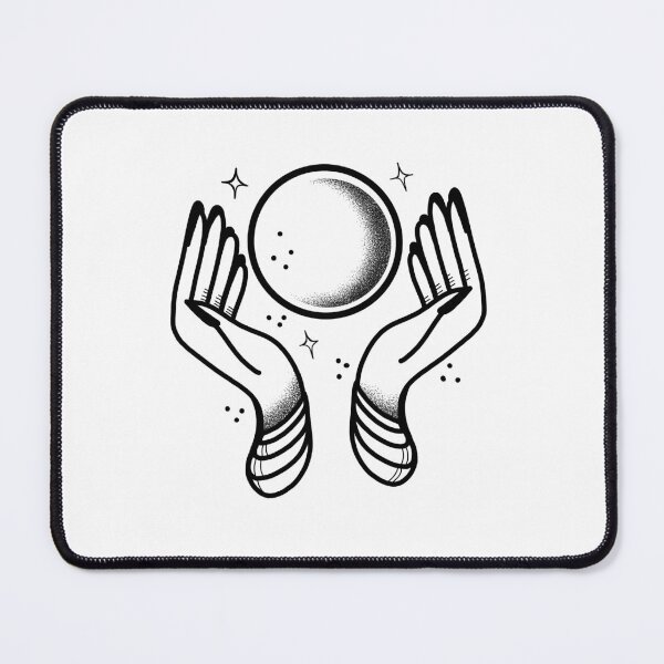 Item preview, Witchcore Hands and a mystical crystal ball designed and sold by jazzydevil.