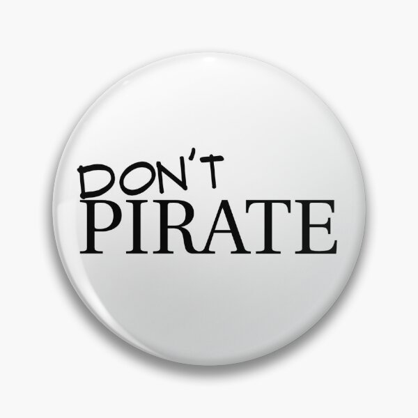 Item preview, DON'T pirate subtle text designed and sold by zoocuties.