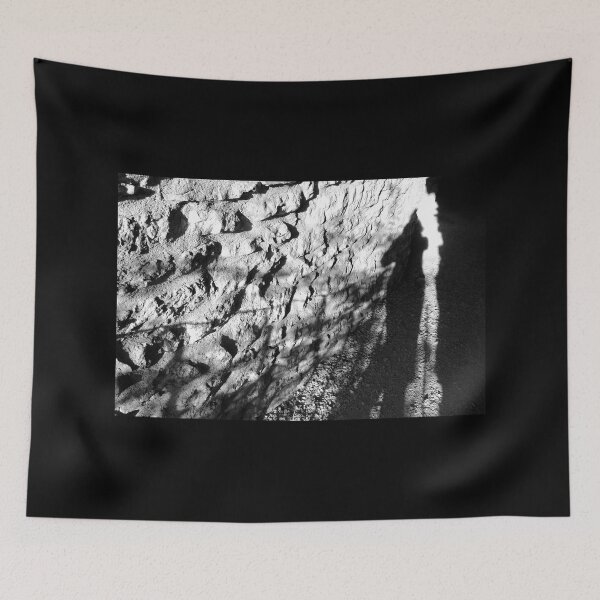 Item preview, Scenery inside Magalotti Castle with brickwork, gravel, and shadow of a woman designed and sold by Kristina Drozd.