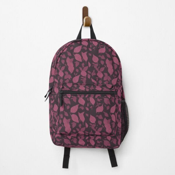 Item preview, Pink leaves Pattern Design in black background designed and sold by Carlos Gudino.