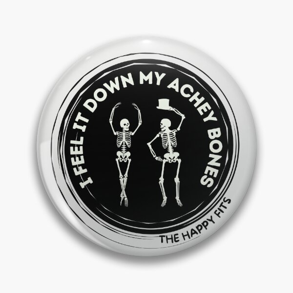 Item preview, The Happy Fits Achey Bones Graphic Skeletons designed and sold by Hayjay317.