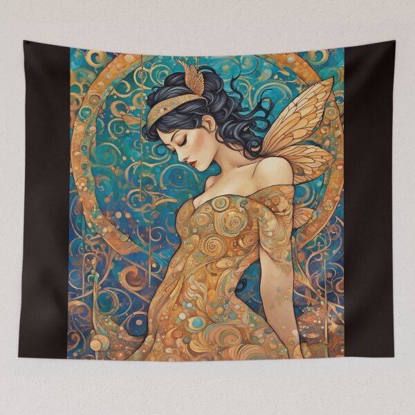 Item preview, Moon Fairy No. 004- abstract,  fairy nouveau designed and sold by FaerieFusion.