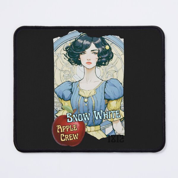 Item preview, Art Nouveau Snow White Apple Crew designed and sold by stargazerhill.