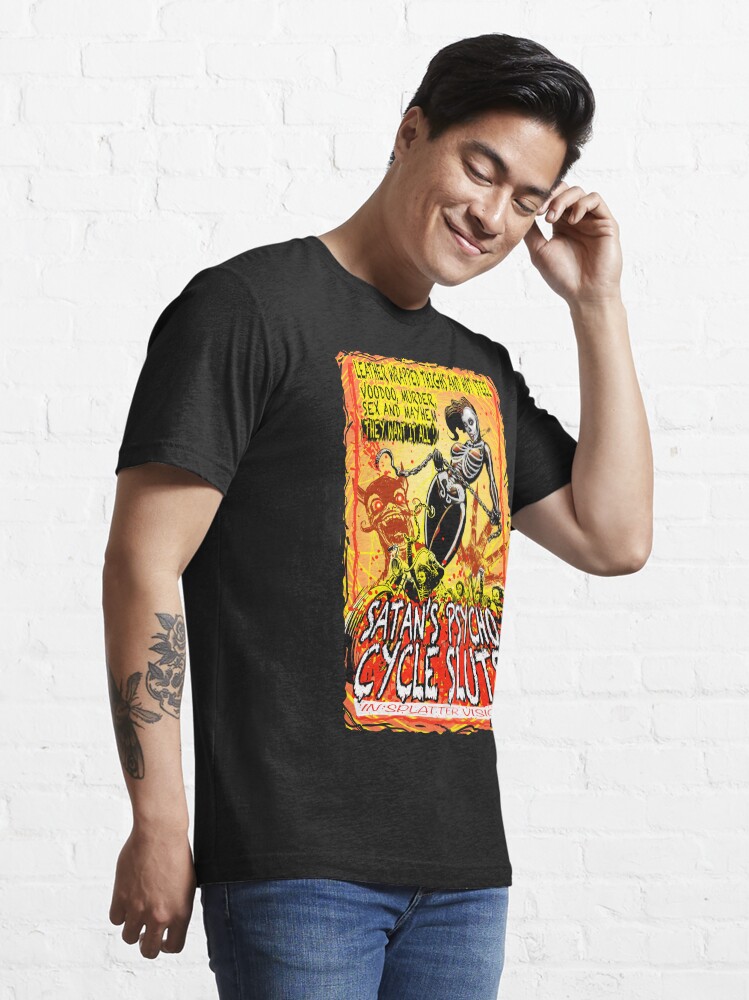 Thumbnail 3 of 7, Essential T-Shirt, SATAN’S PSYCHO CYCLE SL*TS designed and sold by George Webber.