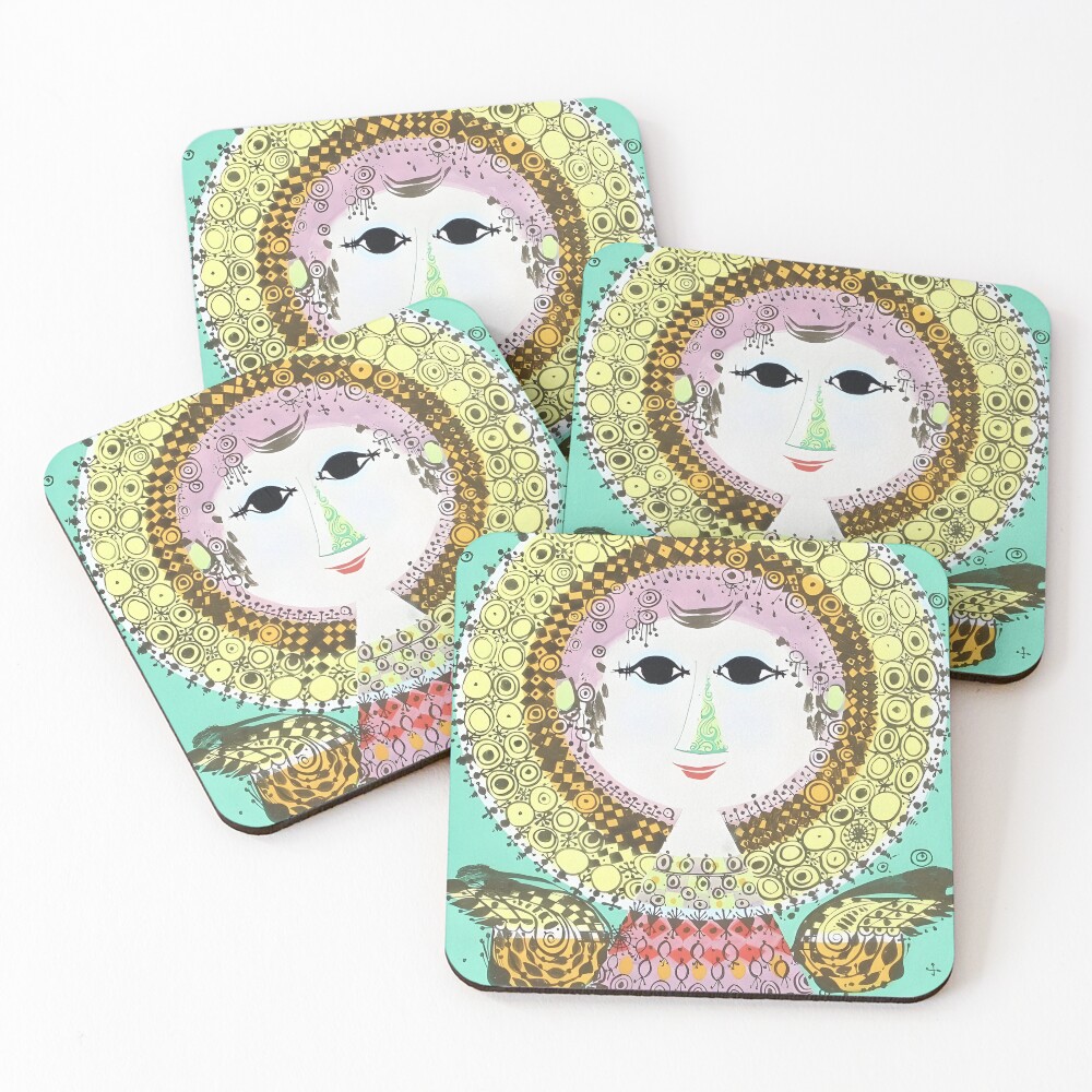 Item preview, Coasters (Set of 4) designed and sold by LovableObjects.