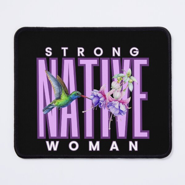 Item preview, Strong Native Woman - Lavender Hummingbird designed and sold by JMWCD.