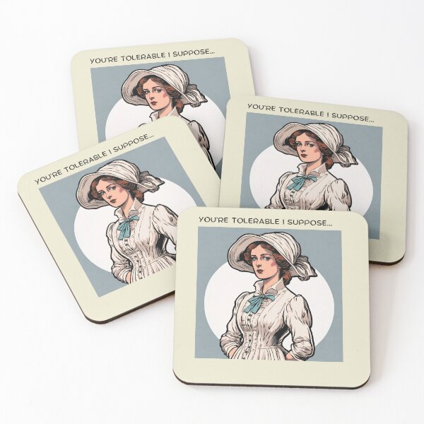 Item preview, Elizabeth Bennet You're Tolerable I Suppose Pop Art designed and sold by stargazerhill.